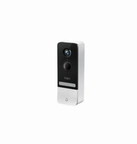 Category image for Smart Video Doorbells at Xecurion, featuring a sleek TP-Link Tapo battery-powered doorbell camera.