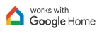 Works with Google Home integration badge for TP-Link Tapo smart security cameras.